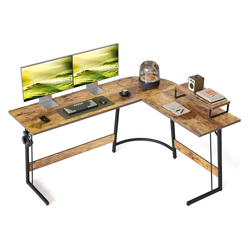 L Shaped Gaming Desk Computer Office Desk 47 inch Corner Desk-2