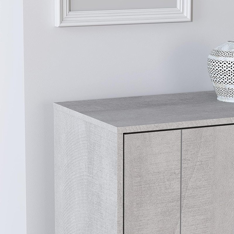 2 Door Standing Shoe Cabinet Shoe Storage Cabinet-4