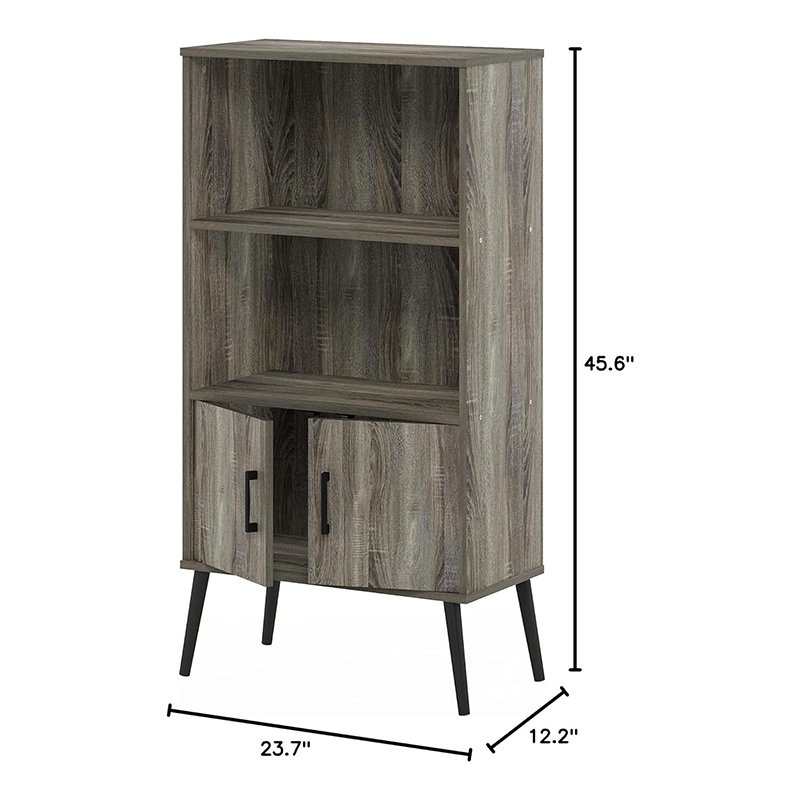 Wooden book shelf bookcase-5