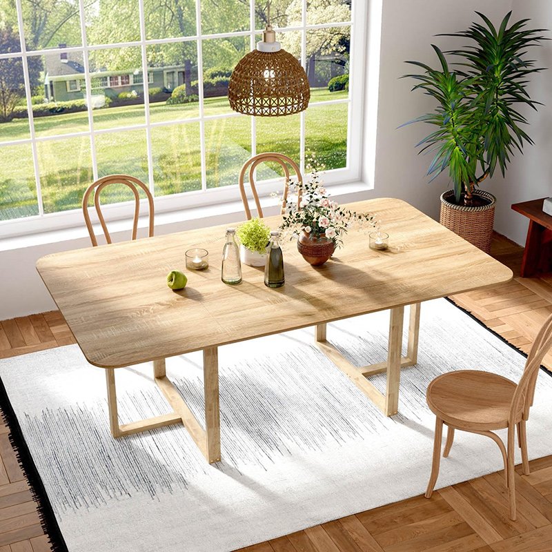 Small Extendable Rustic Dining Table