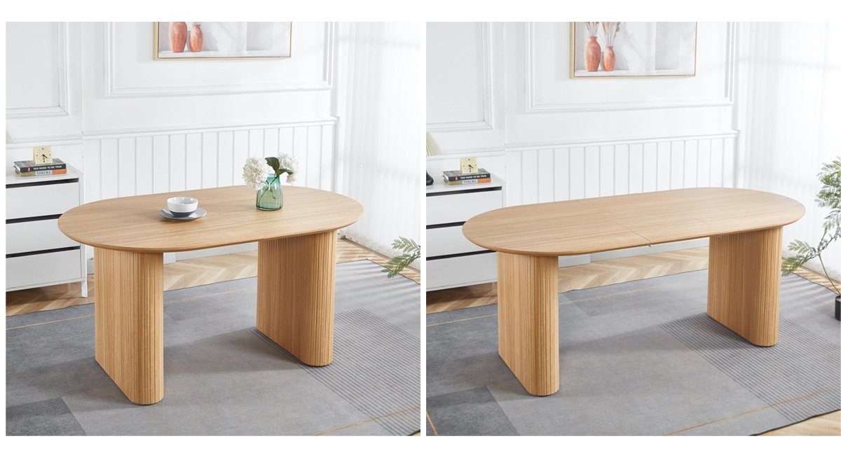 Wood Extendable Dining Table