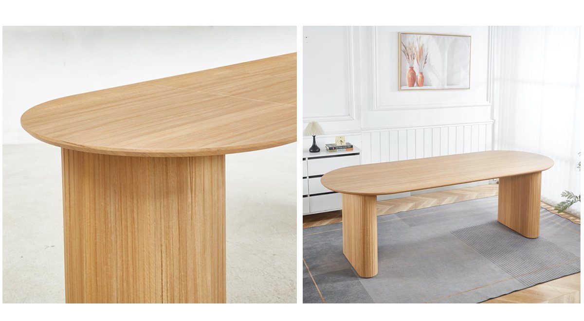 Wood Extendable Dining Table