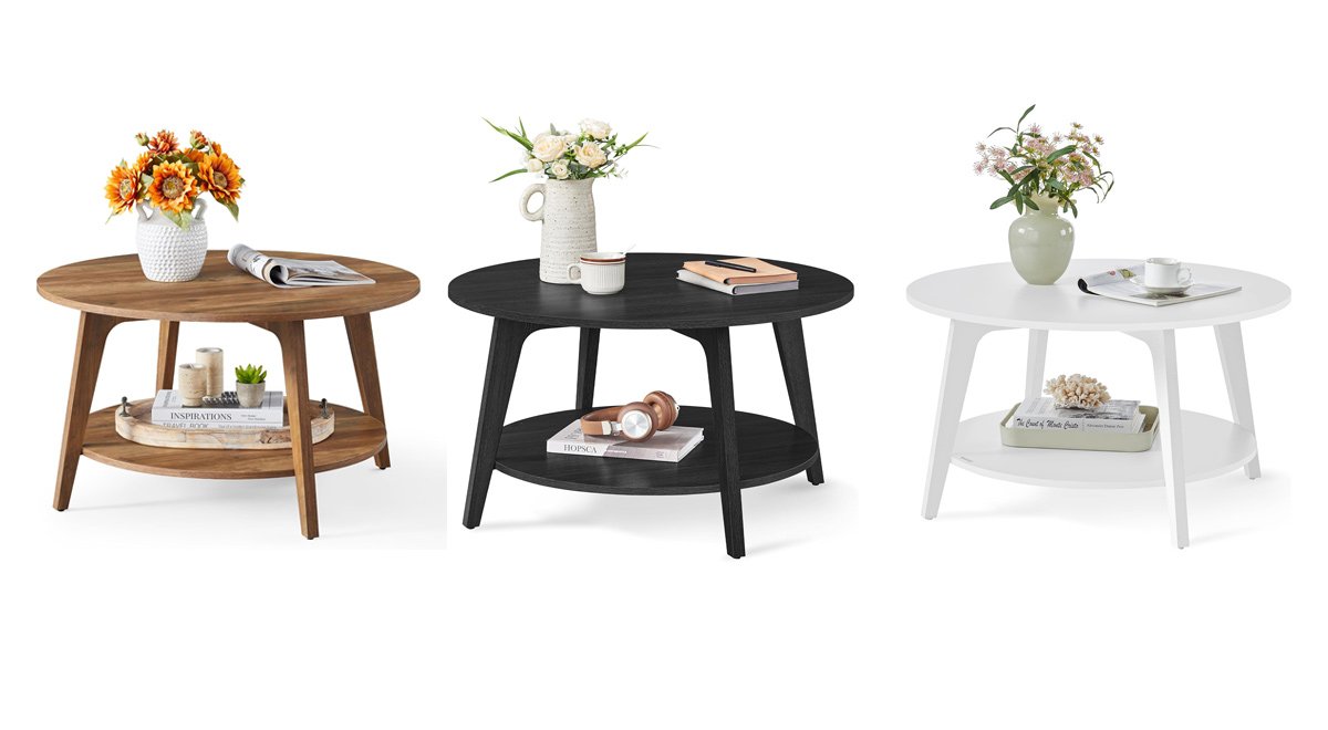 2 Tier Round Coffee Table