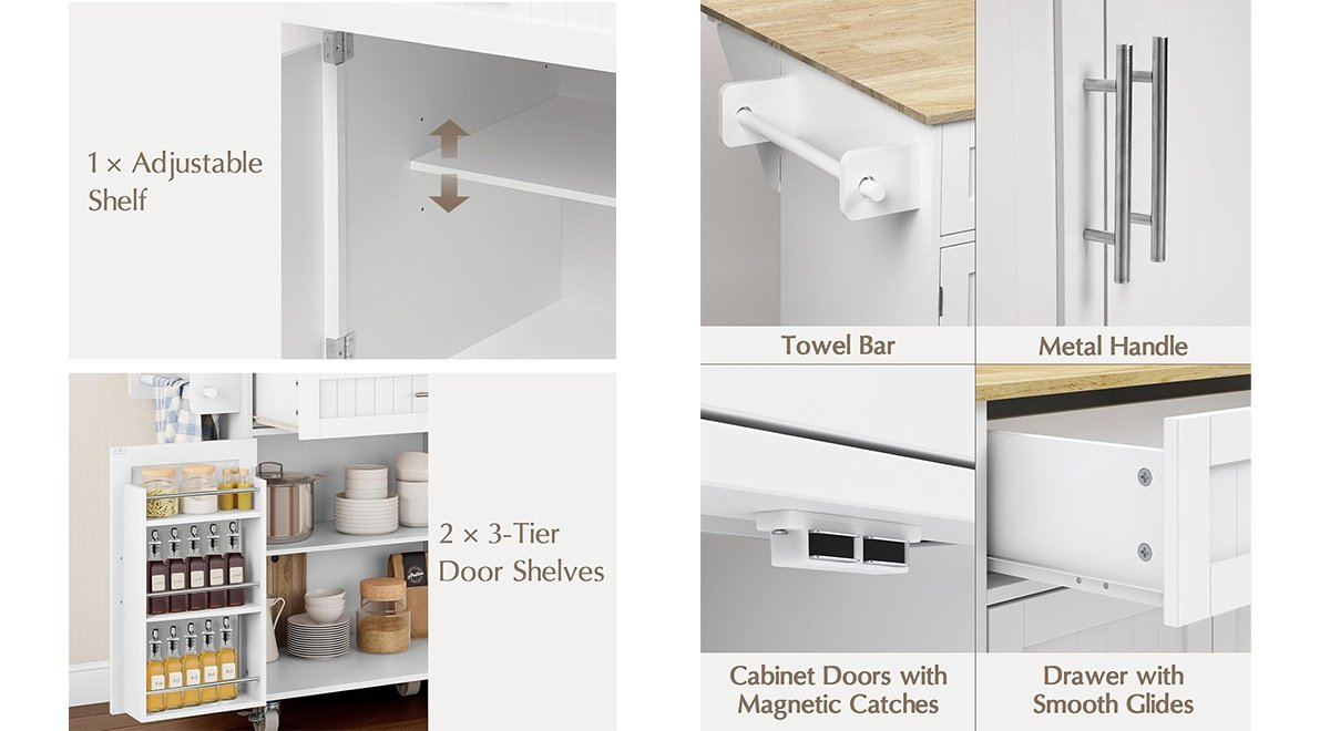 Kitchen Island with Storage