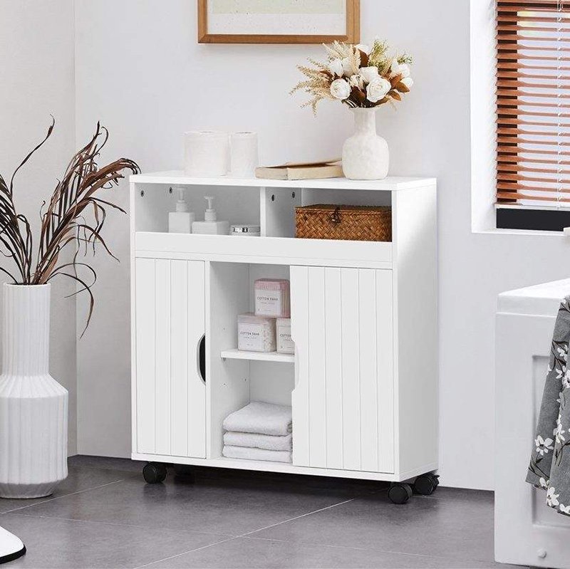Bathroom Cabinet with Sliding Doors