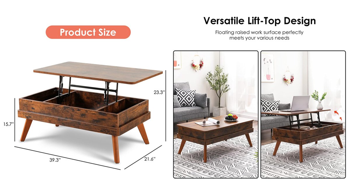 Lift Top Coffee Table