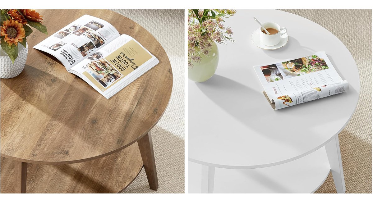 2 Tier Round Coffee Table