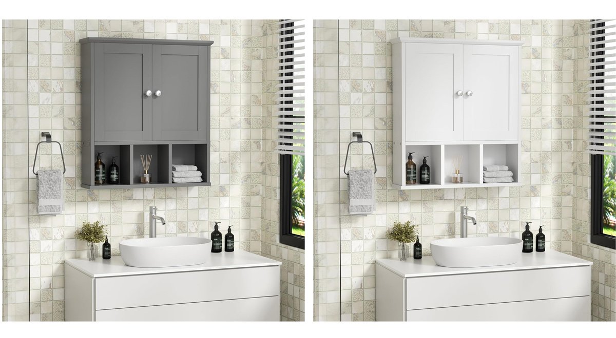 【Functional Wall Cabinet】: There are 3 shelves in the bathroom cabinet, providing ample space for toiletries, medicine, etc. Keep your bathroom clean and organized while elevating the decor with a modern and stylish design. In addition, the internal shelves are adjustable, allowing you to customize the size that works best for the items you store. 【Space Saving】: The bathroom cabinet is the perfect storage solution for the family. It is designed to maximize the space in your room. It can be mounted on a wall or over the toilet, saving space and providing additional storage without taking up valuable floor space. 【Adjustable Shelf Height】: Minimalist style bathroom cabinet, perfect for life needs. Since the internal shelves can be adjusted to the right height within 3 inches, items of different heights can be stored. 【Simple Design】: This wall cabinets are designed to be simple and stylish, and the wood material is full of texture, which makes it easy to store towels, medicines, utensils or other items, while adding a modern feel to your home. This is an ideal choice for you.