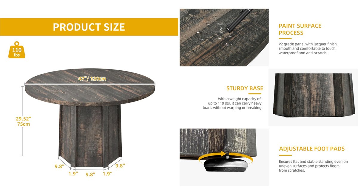 Round Dining Table