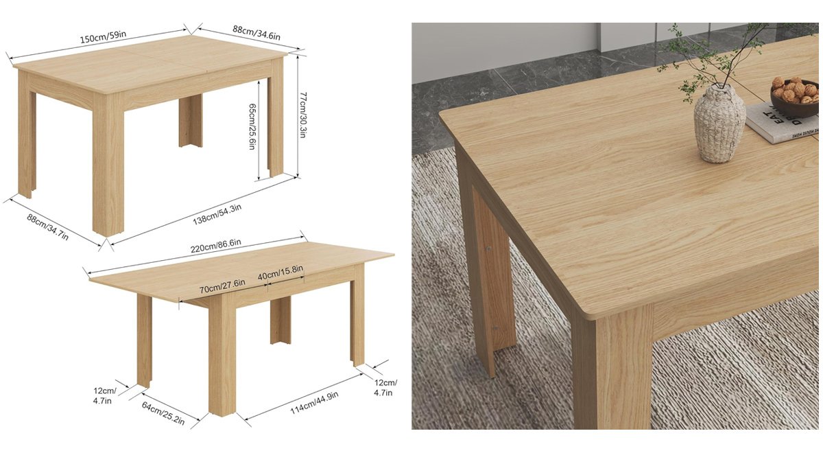 Dining Table for 6 8 People
