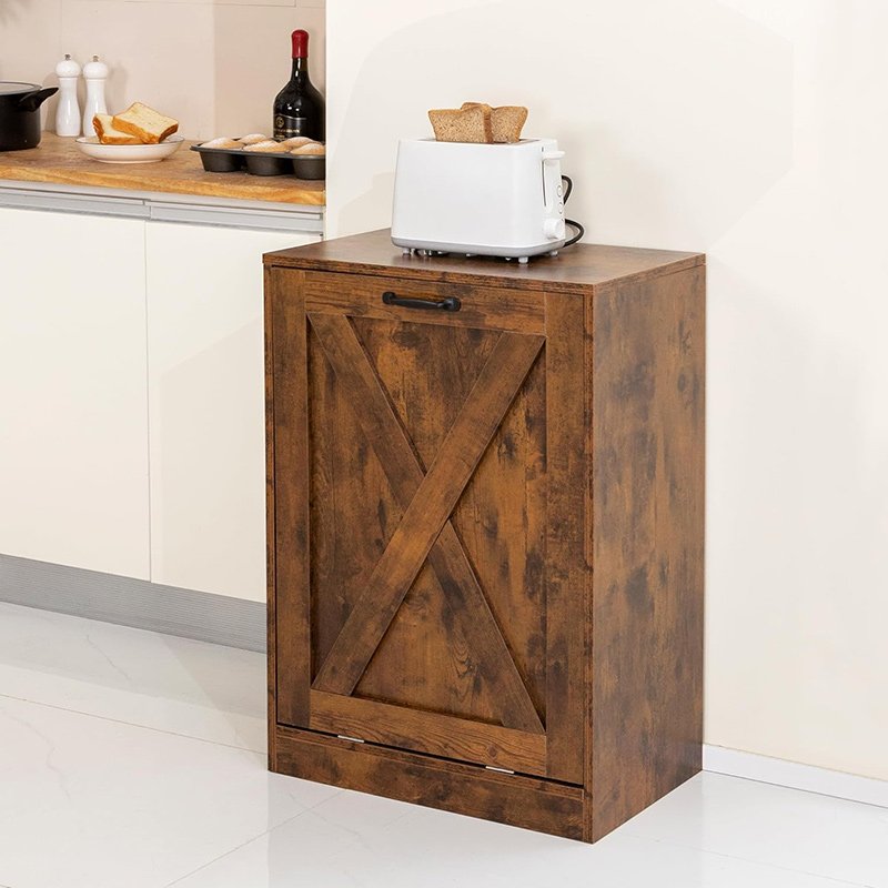 Tilt Out Trash Can Cabinet