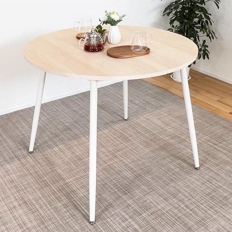 ダイニングテーブル 丸 90cm 単品 カフェテーブル 2人掛け