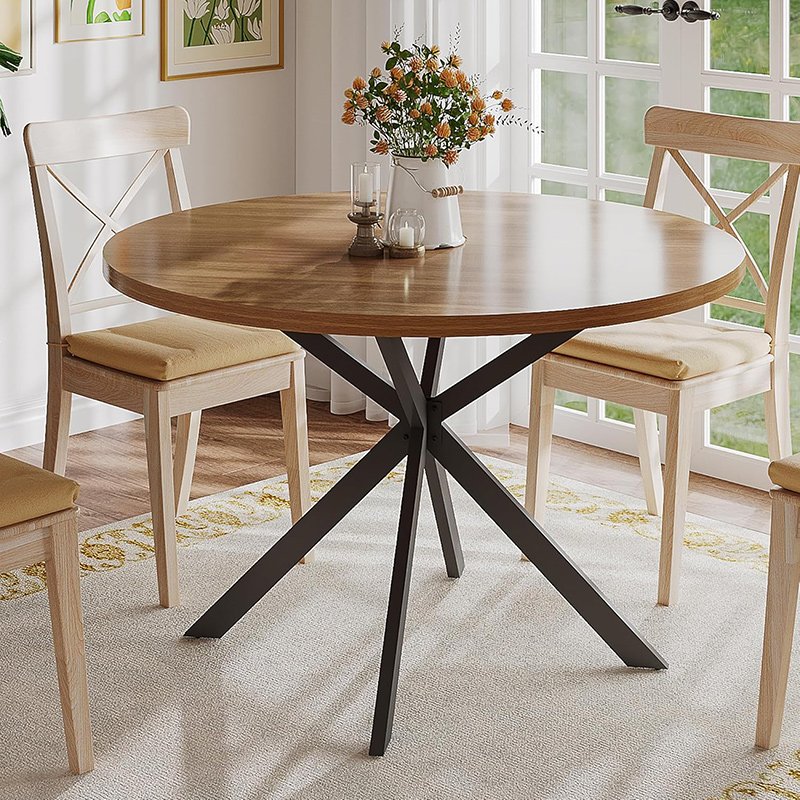 Round Dining Table for 4,