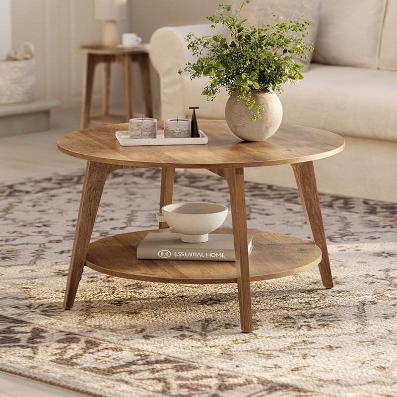 2 Tier Round Coffee Table
