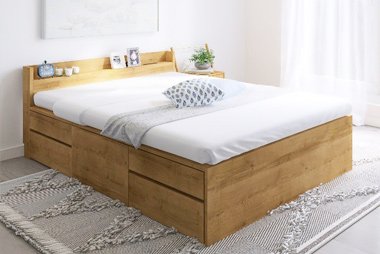 棚付チェストベッド (ダブル) フレームのみ