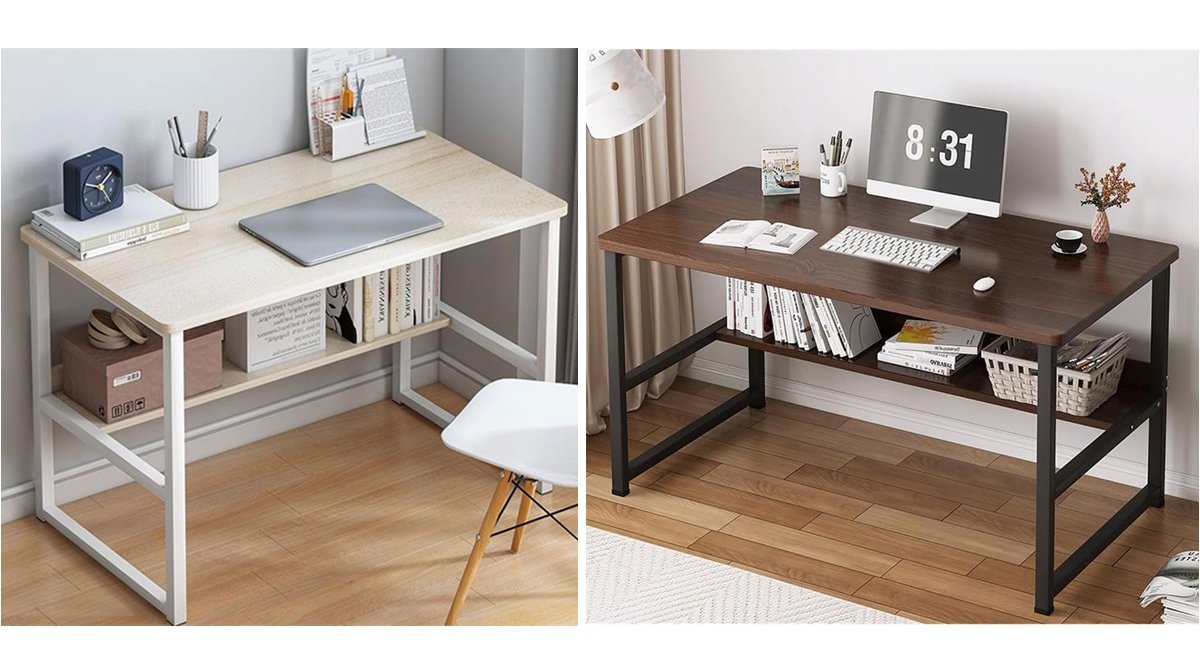 シンプルワークデスク 平机 机 学習デスク コンピューターデスク