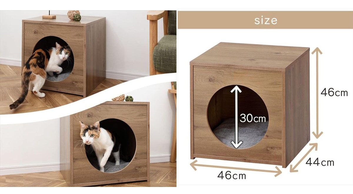 ペット用トイレボックス 猫 ケージ キャットトイレタリーキャビネット