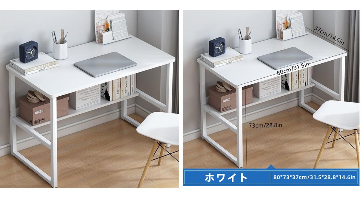 シンプルワークデスク 平机 机 学習デスク コンピューターデスク