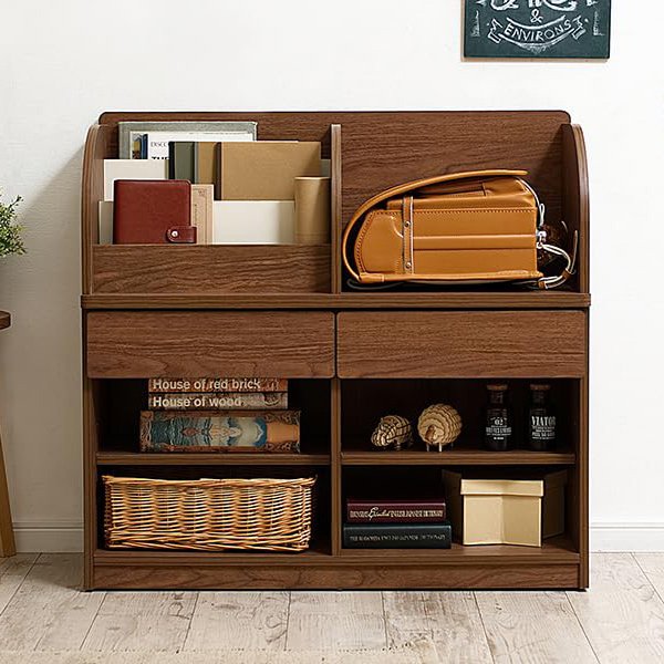 ランドセルラック 本棚 絵本棚 リビングラック 収納棚 オープンラック