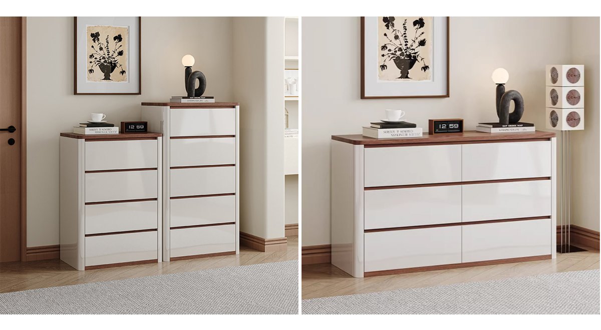 Bedside cabinet, storage cabinet for the bed, drawer-style storage cabinet, upright cabinet, side cabinet