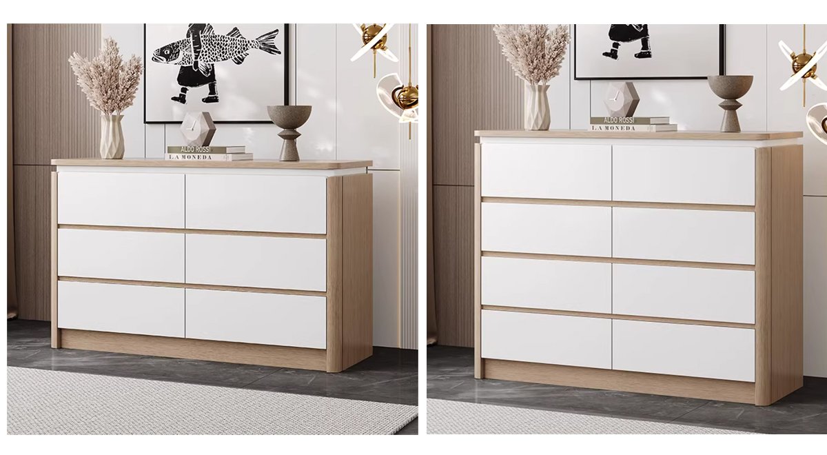 Solid wood chest of drawers for bedroom, living room combination cabinet, bedside cabinet