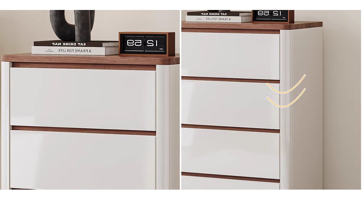 Bedside cabinet, storage cabinet for the bed, drawer-style storage cabinet, upright cabinet, side cabinet