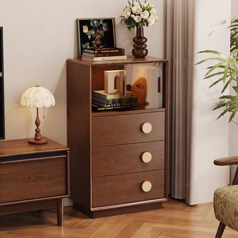 Solid wood sideboard, living room chest of drawers, storage cabinet